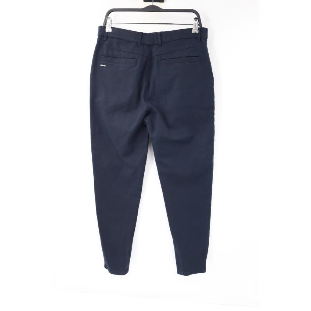 zanerobe pants men's 32 L27 jogger chino flat front slim navy cotton blend - Picture 4 of 11